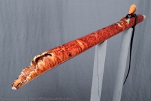 Red Mallee Burl Native American Flute, , , #K20L (25)